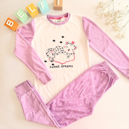 ست مخملی دخترونه سایز ۱۰ سال برند الایو آلمان