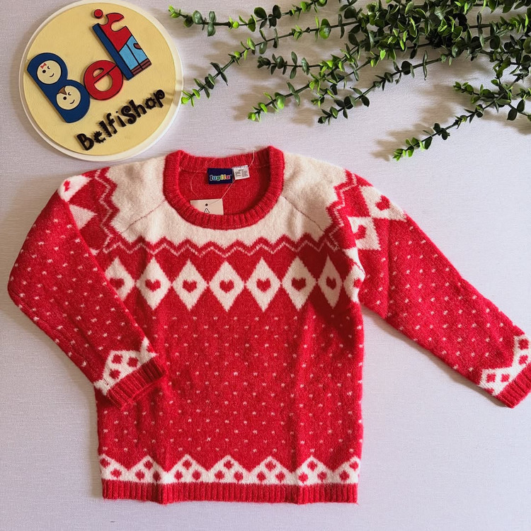 پلیور بافت کریسمسی بچهگانه برند لوپیلو