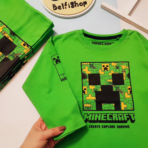 بلوز نخی ماین کرافت بچگانه