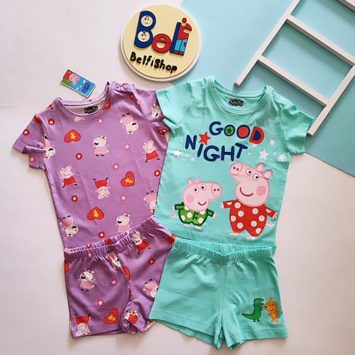 ست نخ پنبه بچگانه برند پپا پگ سایز ۲ سال