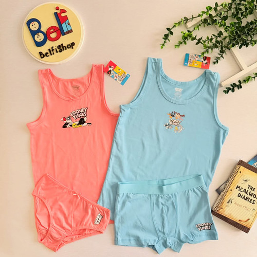 ست رکابی و شورت نخی