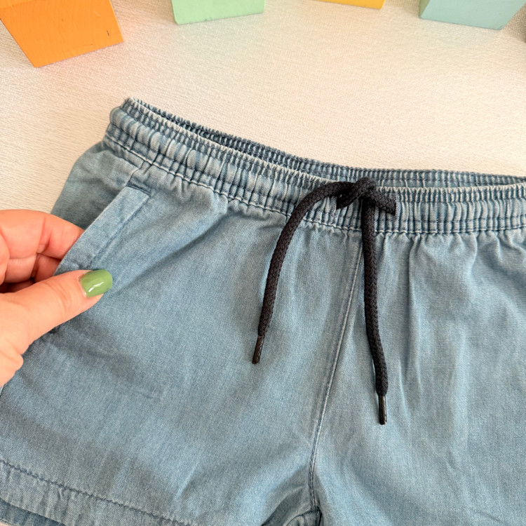 شلوارک جین کاغذی