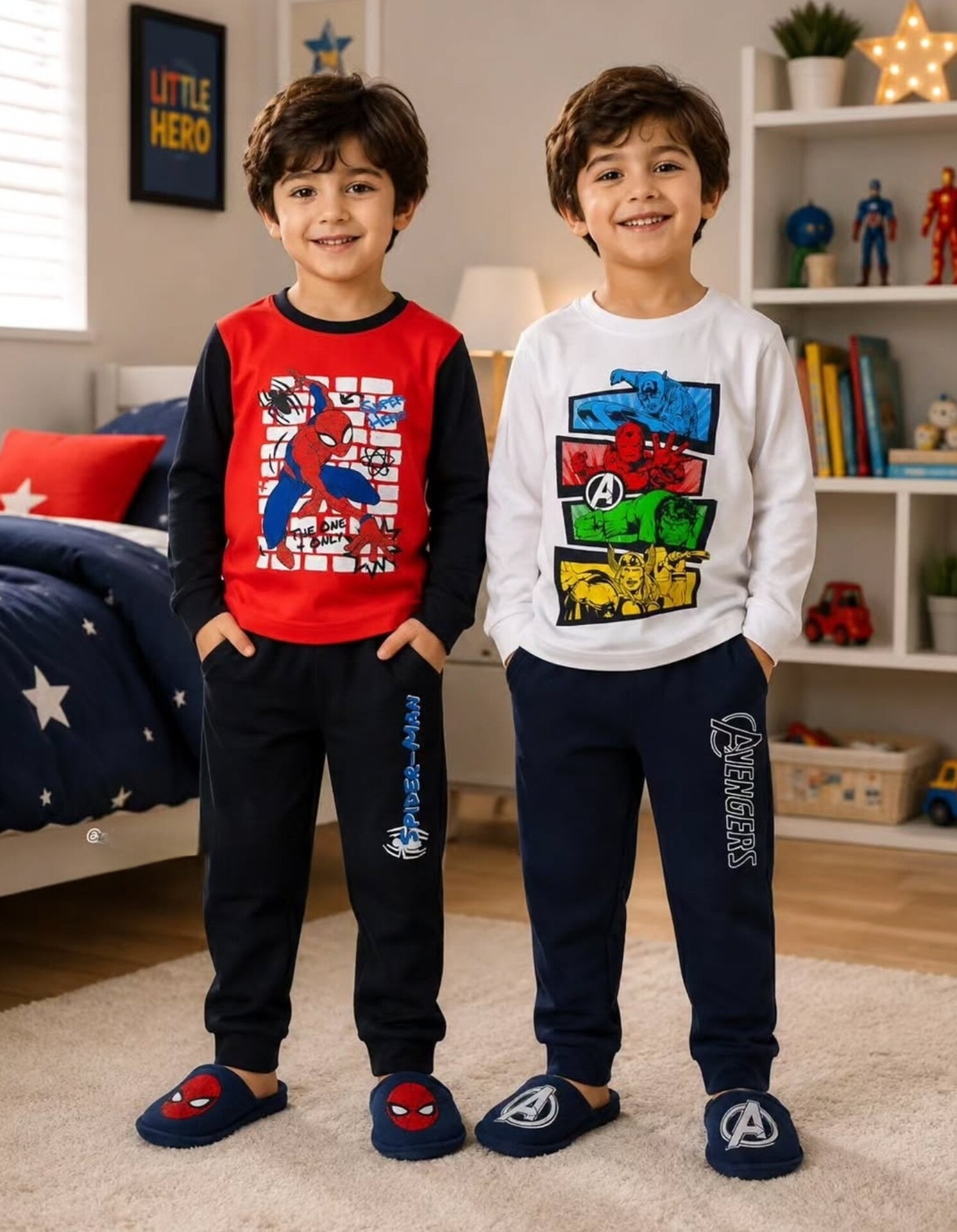 ست بلوز شلوار پسرانه اسپایدر من