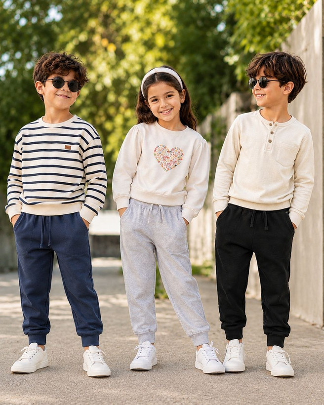 شلوار اسلش نخی بچگانه اچ اند ام